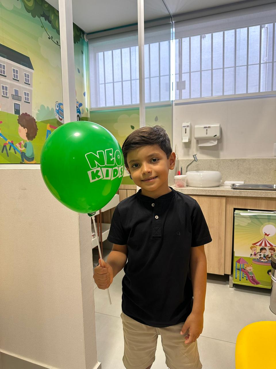 Outro ambiente infantil da Clínica Neokids